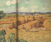 Vincent Van Gogh, Wheat Stacks with Reaper (nn04)